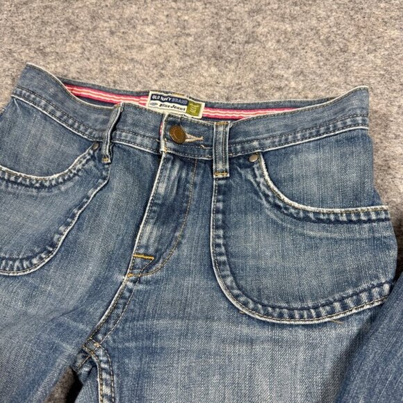 Old Navy Vintage Denim Y2K  90s 2000s Women's Blue Jeans Low Waist Size 6 - Picture 8 of 14